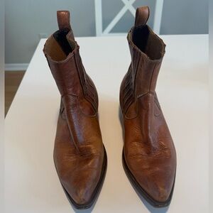 Golden Goose Leather Booties